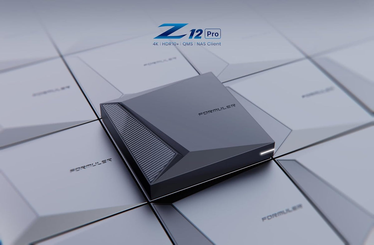 Formuler Z12 Pro - 4K Streaming Media Player, Android 12, HDR10+, Gigabit LAN, Dual-Band WiFi, 2GB RAM, 16GB ROM, Bluetooth Voice Remote